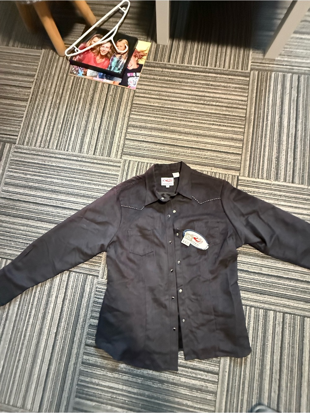 Roper Black Women’s Western Button-Down Shirt